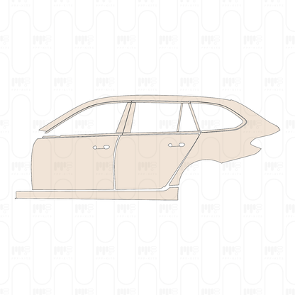 Pre-Cut PPF BMW 5 Series Touring Base 2022