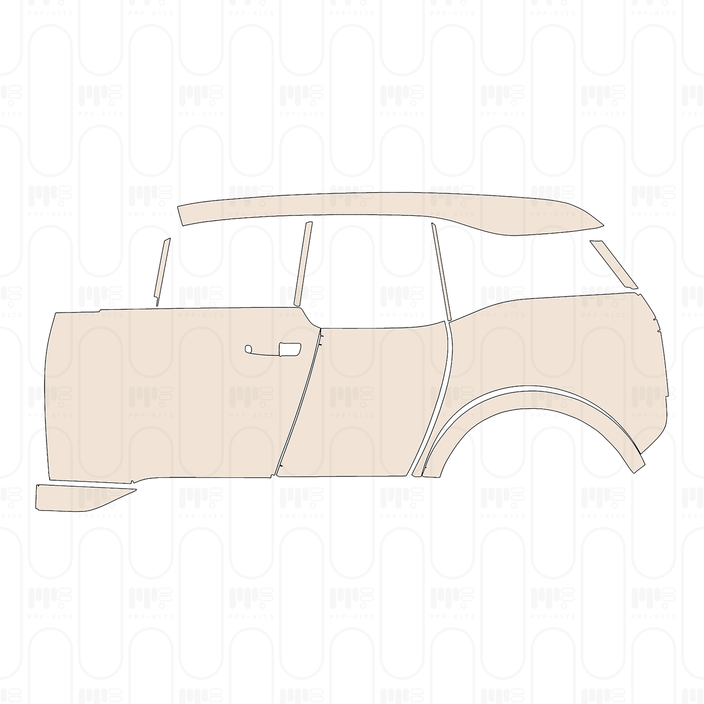 Pre-Cut PPF BMW i3S 2022