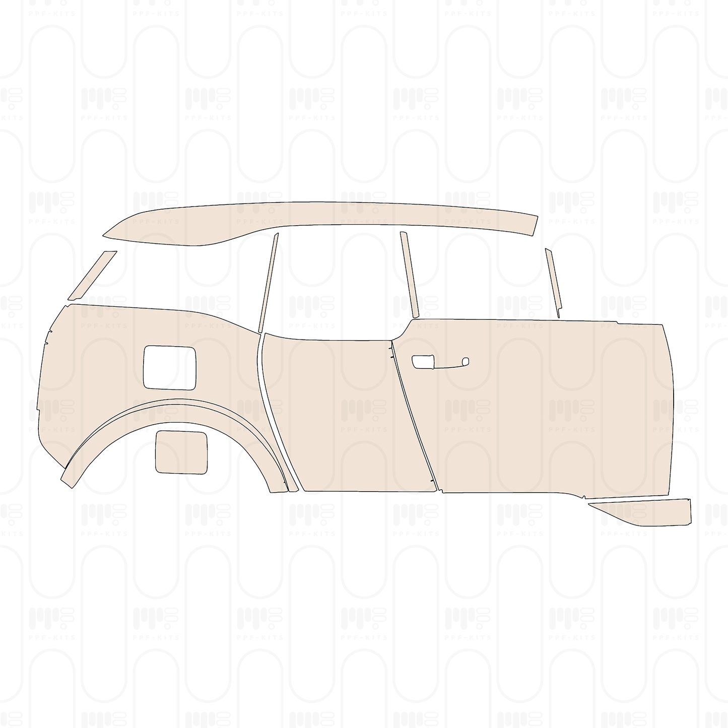 Pre-Cut PPF BMW i3S 2022