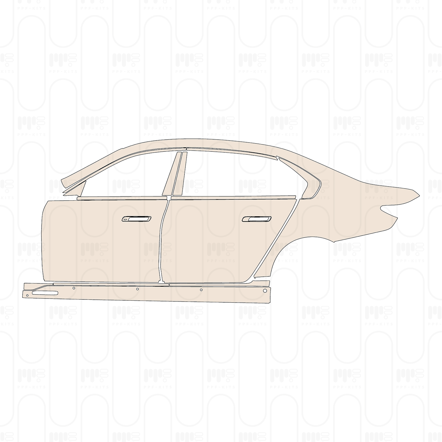 Pre-Cut PPF BMW i7 M Sport 2023