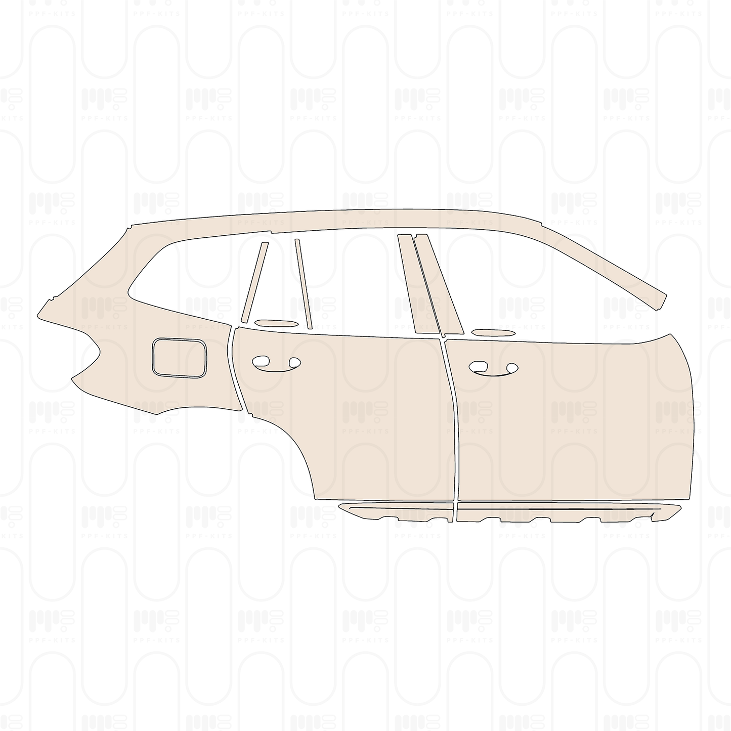 Pre-Cut PPF BMW X3 Standard Wheelbase xLine 2023