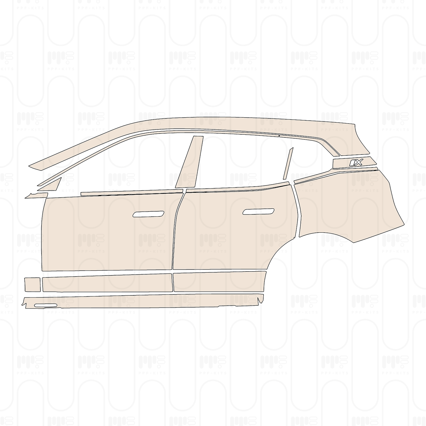 Pre-Cut PPF BMW iX M Sport 2022