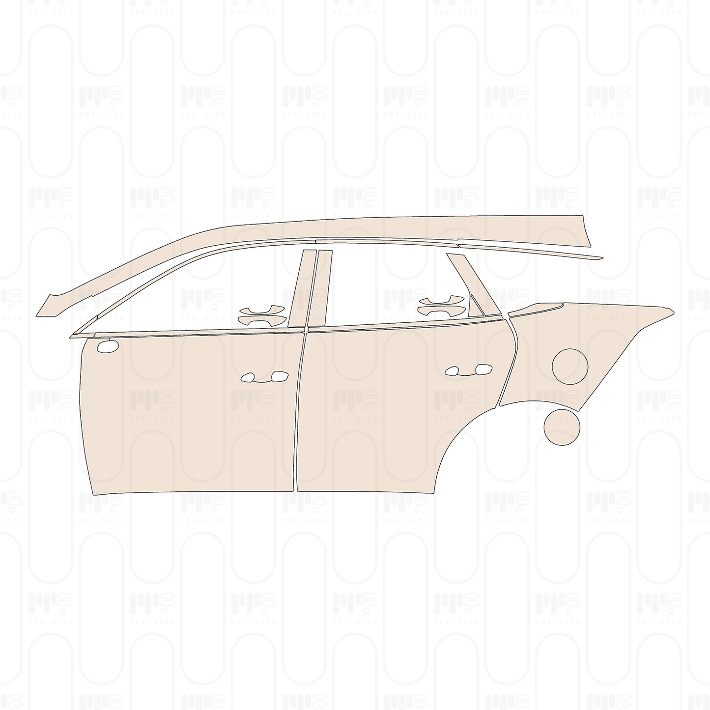 Pre-Cut PPF BYD Tang New Energy (CN) DM-i 2022