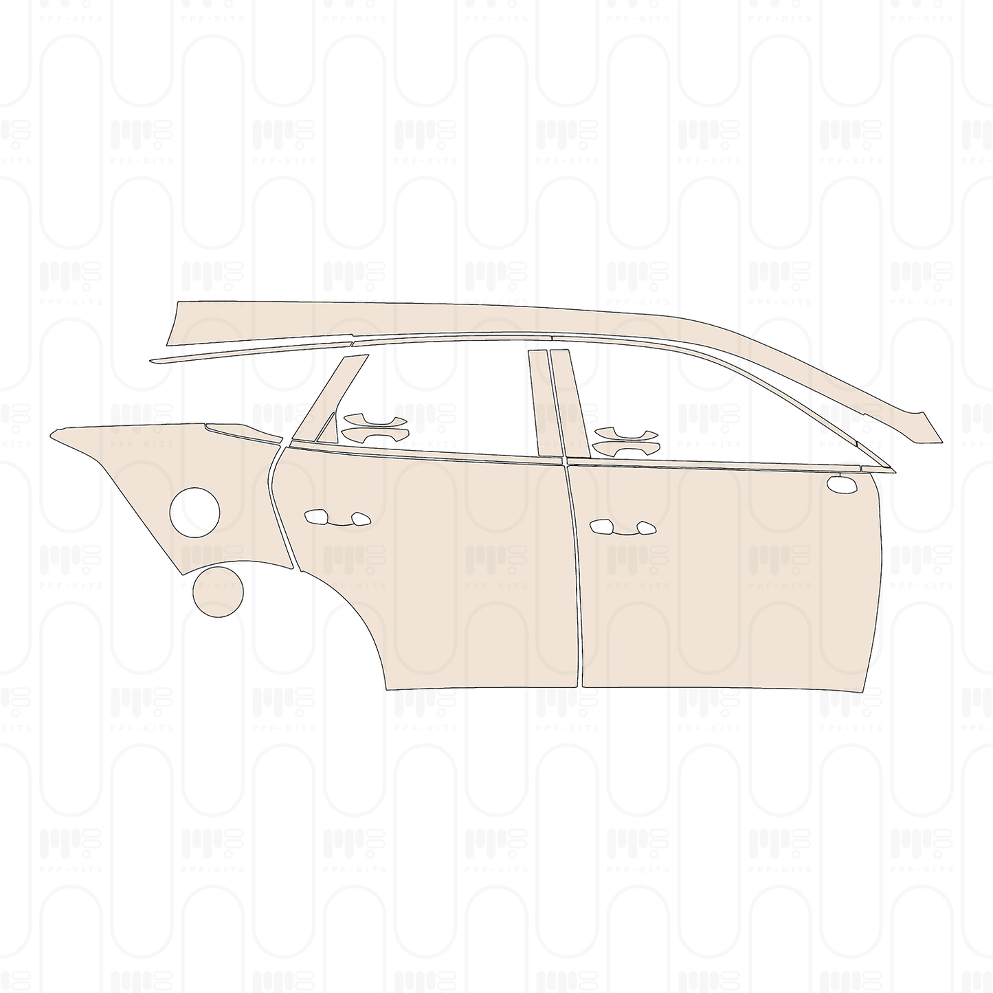 Pre-Cut PPF BYD Tang New Energy (CN) DM-i 2022