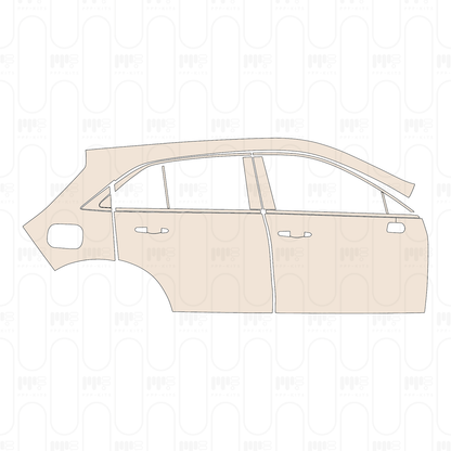 Pre-Cut PPF Cadillac XT4 2022