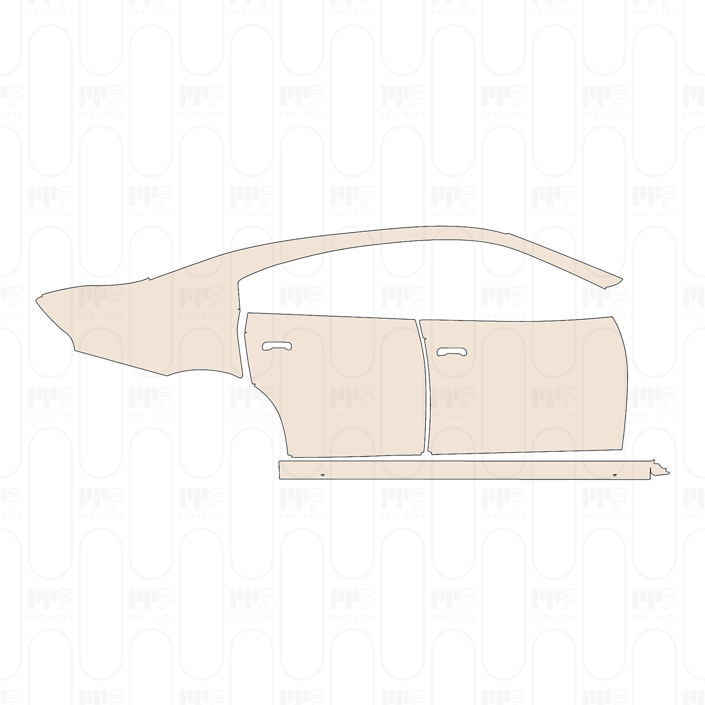 Pre-Cut PPF Dodge Charger Standard body GT 2022
