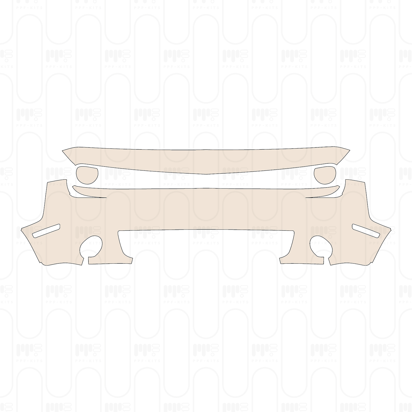 Pre-Cut PPF Dodge Challenger Standard body SXT 2022