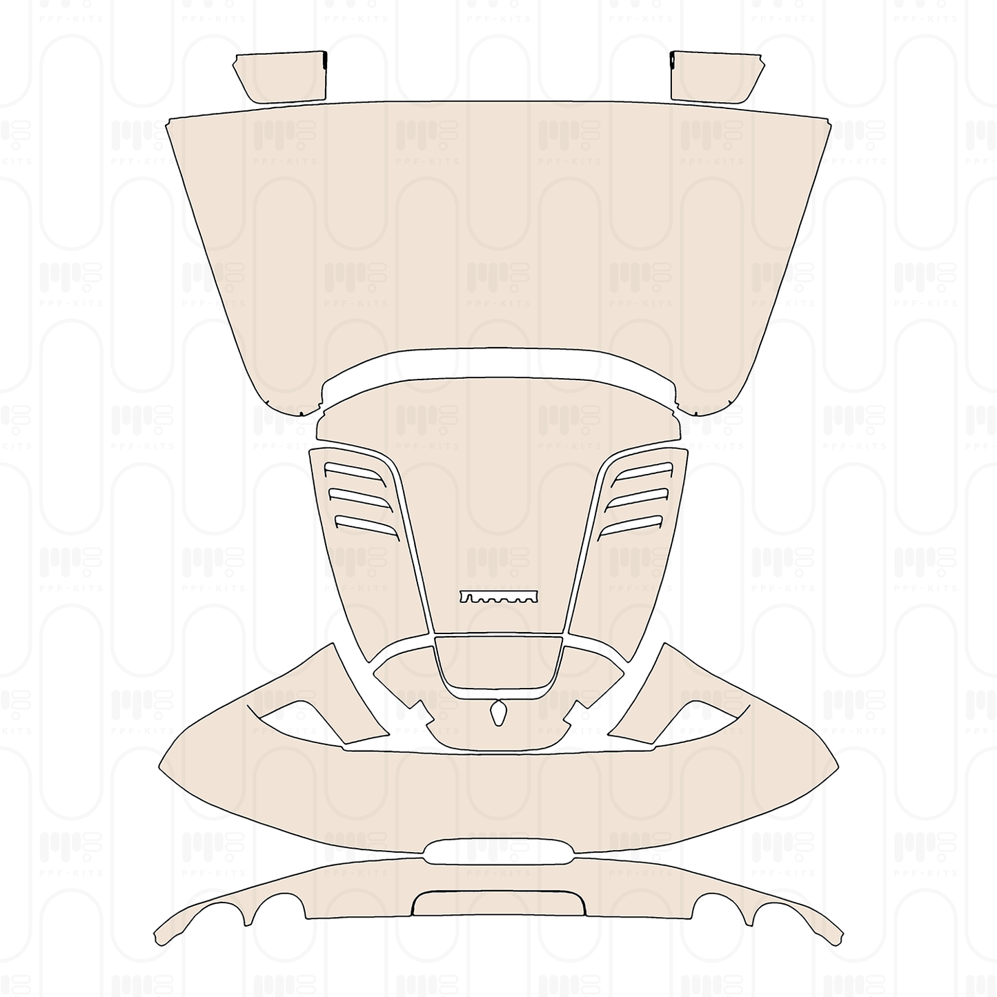 Pre-Cut PPF Ferrari F8 Spider 2023