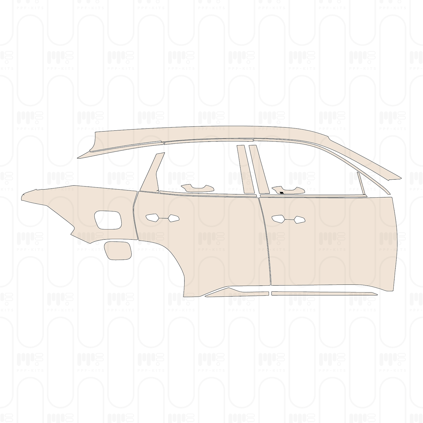 Pre-Cut PPF Geely Galaxy L7 2023