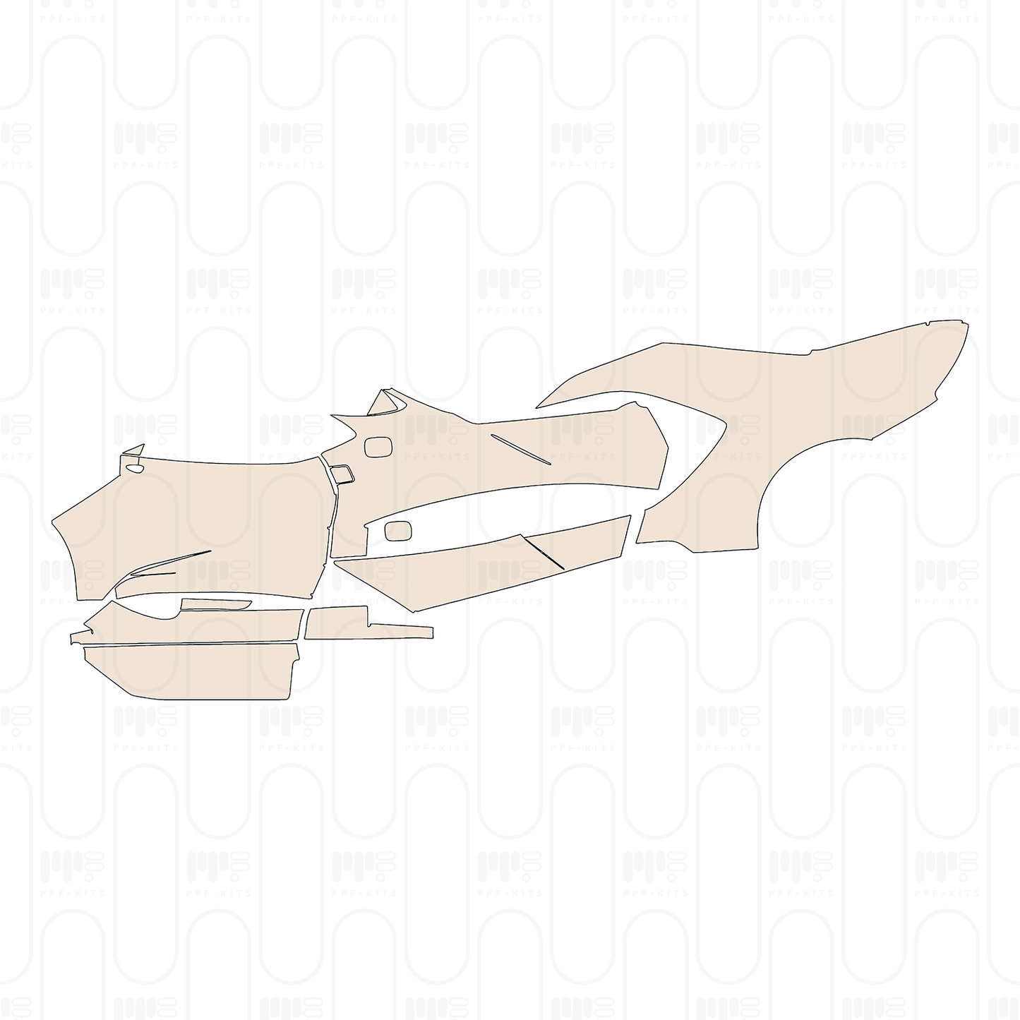 Pre-Cut PPF Ford GT 2022