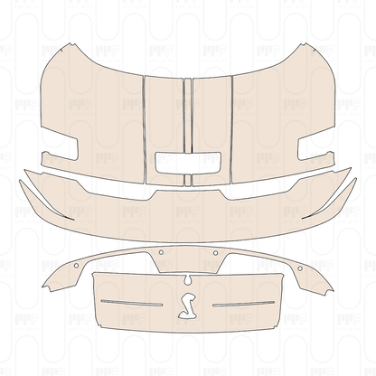 Pre-Cut PPF Ford Mustang Fastback ShelbyGT500 2022