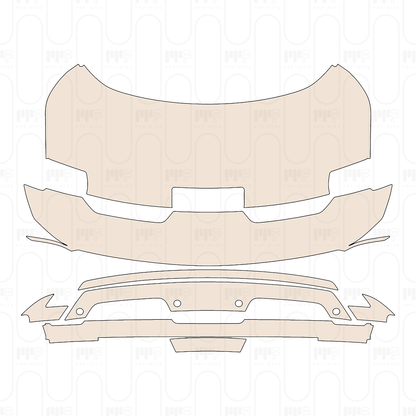 Pre-Cut PPF Ford Mustang Fastback ShelbyGT500 2022