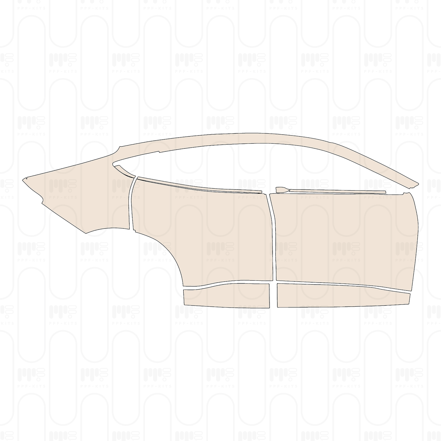 Pre-Cut PPF Ford Mach-E Select 2022