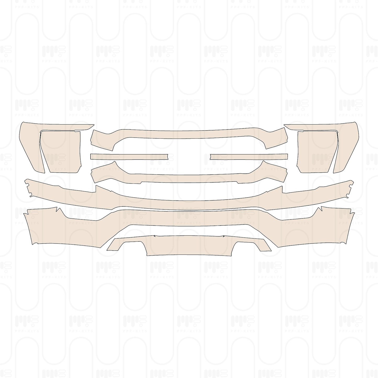 Pre-Cut PPF Ford F-150 SuperCrew King Ranch 2022