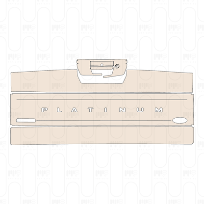 Pre-Cut PPF Ford F-150 SuperCrew Platinum 2022