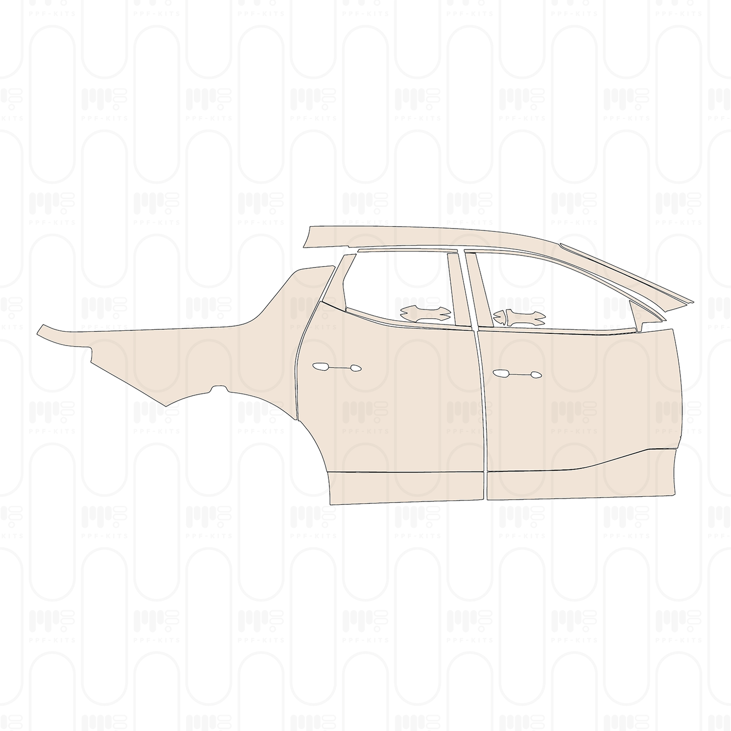 Pre-Cut PPF Hyundai Santa Cruz Limited 2022