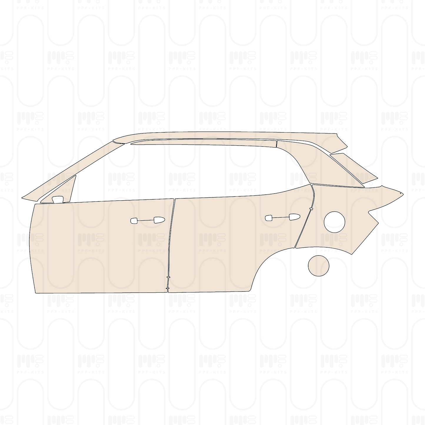 Pre-Cut PPF Hyundai Creta (BR) 2022