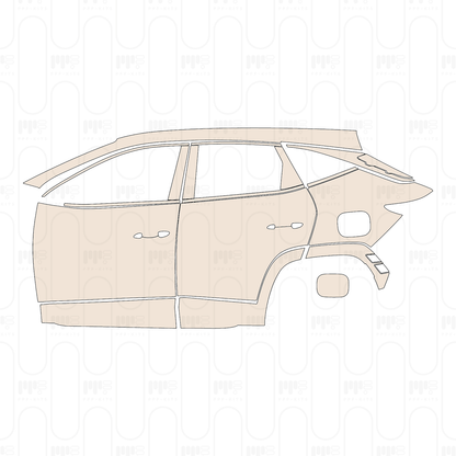 Pre-Cut PPF Hyundai Tucson (EU) Base 2022