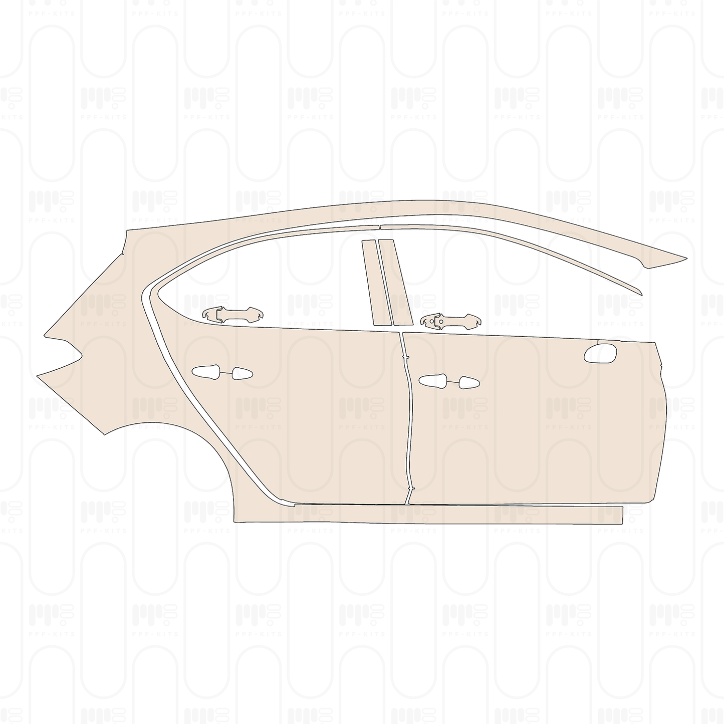 Pre-Cut PPF Honda City (TH) Hatchback RS 2022