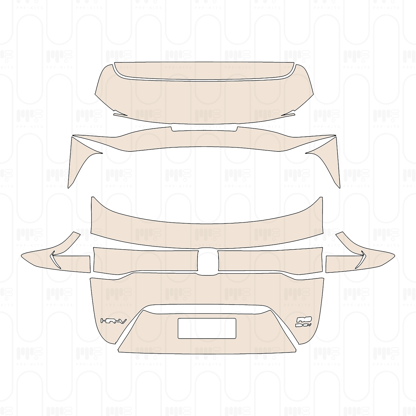 Pre-Cut PPF Honda HR-V (TH) RS 2022