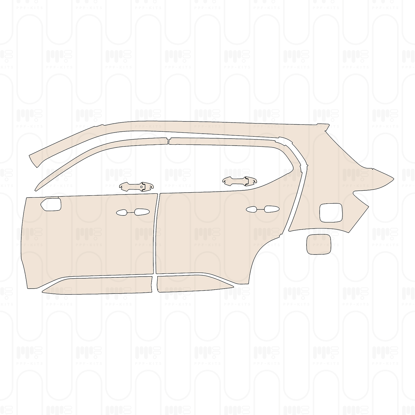 Pre-Cut PPF Honda Elevate (IN) ZX 2023