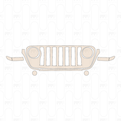 Pre-Cut PPF JEEP Wrangler 2 Door Willys 2022