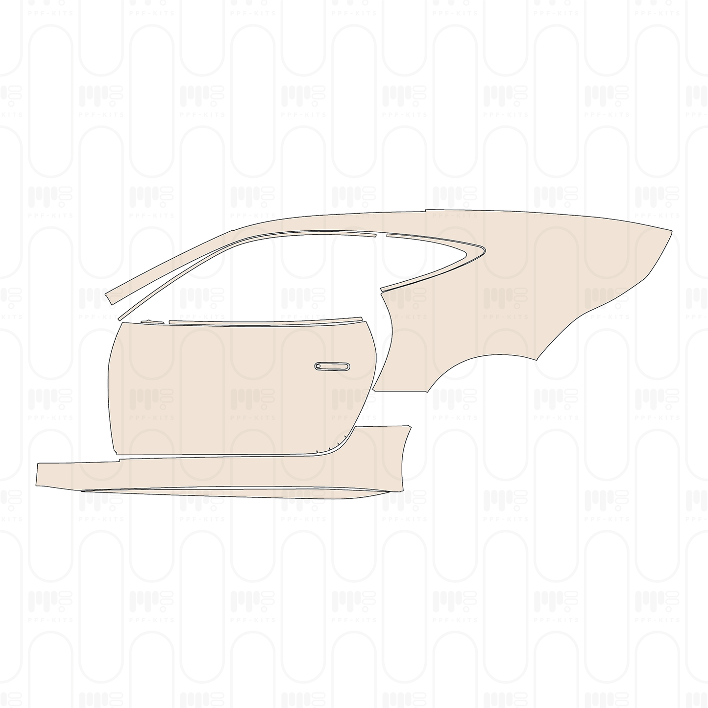 Pre-Cut PPF Jaguar F-Type Base Coupe 2023