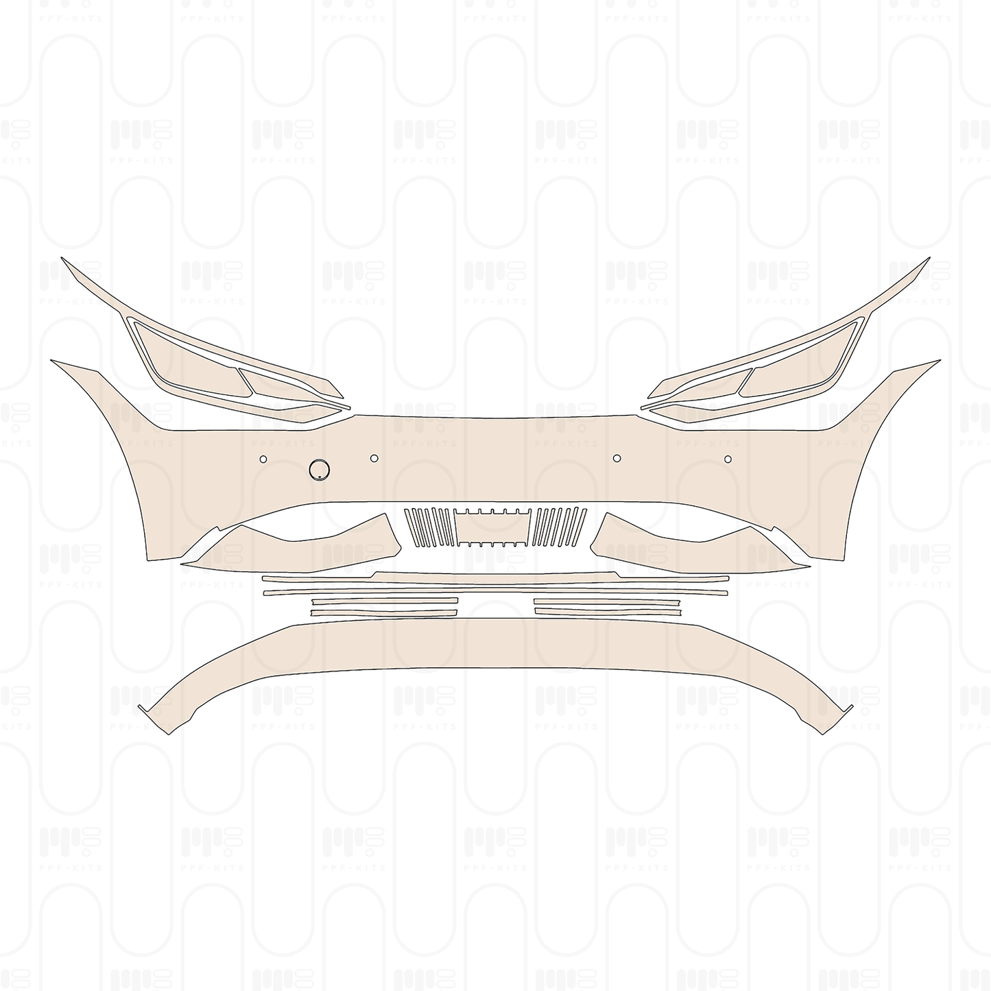 Pre-Cut PPF KIA EV6 (US) Wind 2022