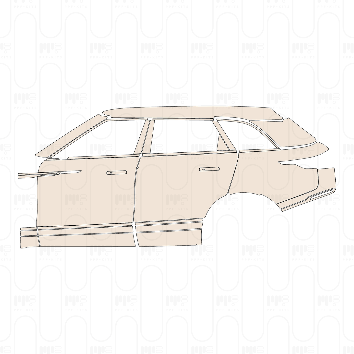Pre-Cut PPF Land Rover Range Rover Velar R-Dynamic S 2022