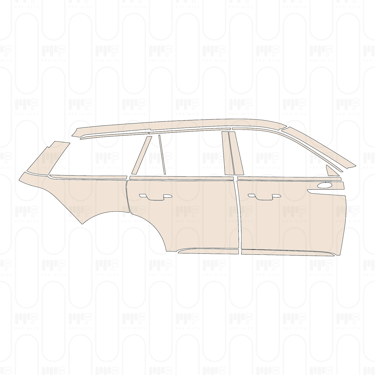 Pre-Cut PPF Lincoln Aviator 2023