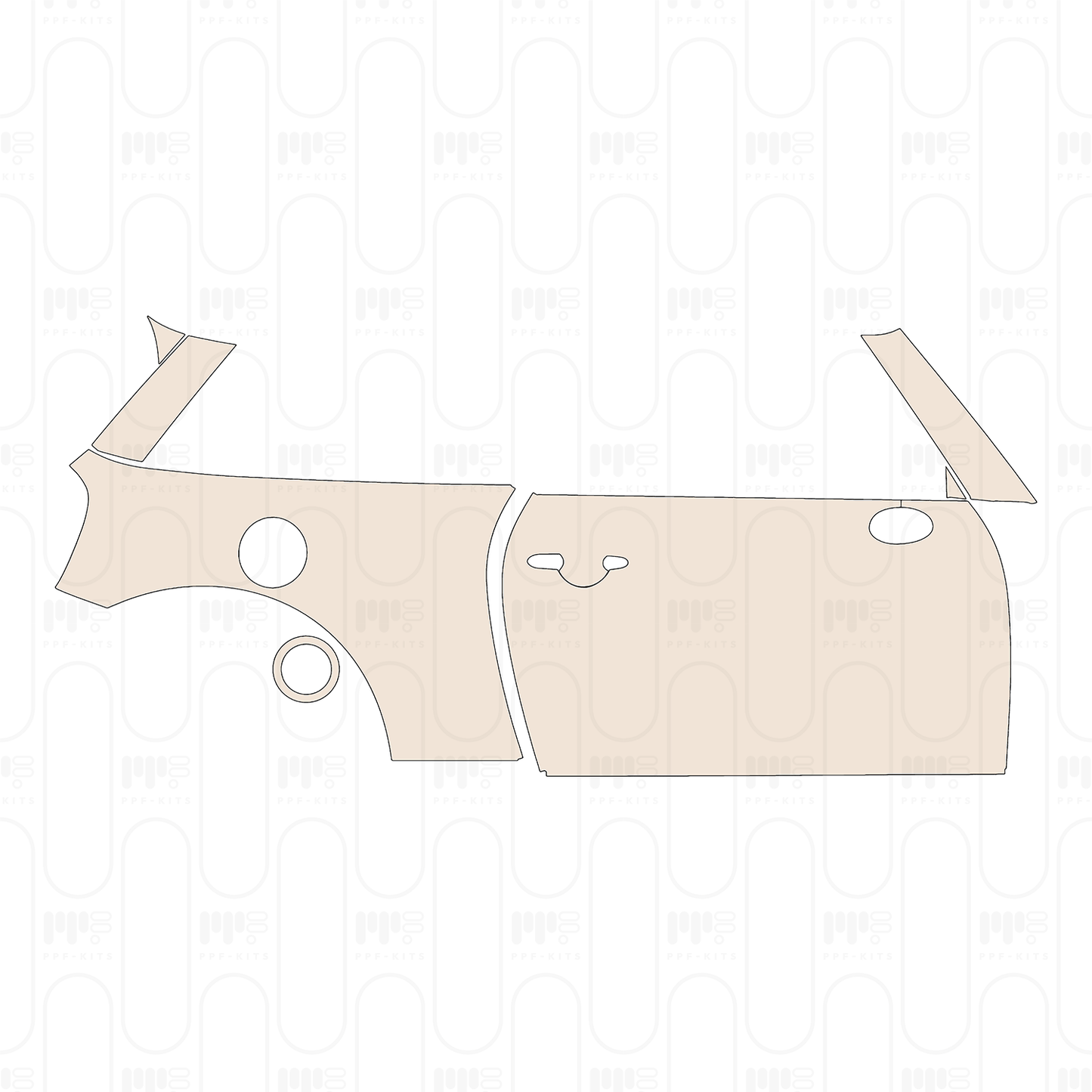 Pre-Cut PPF MINI Electric MINI Cooper Base 2022