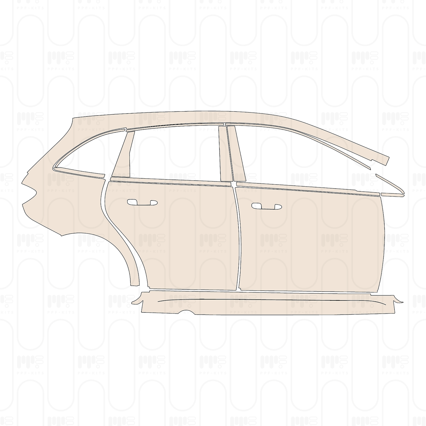 Pre-Cut PPF Mercedes-Benz B Class AMG Line 2022