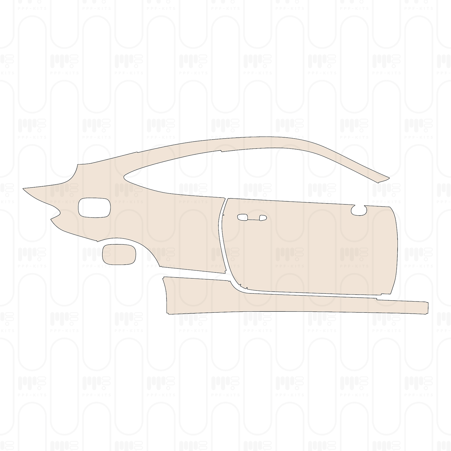 Pre-Cut PPF Mercedes-Benz C Class Coupe Base 2022