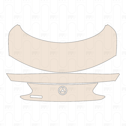 Pre-Cut PPF Mercedes-Benz C Class Coupe Base 2022