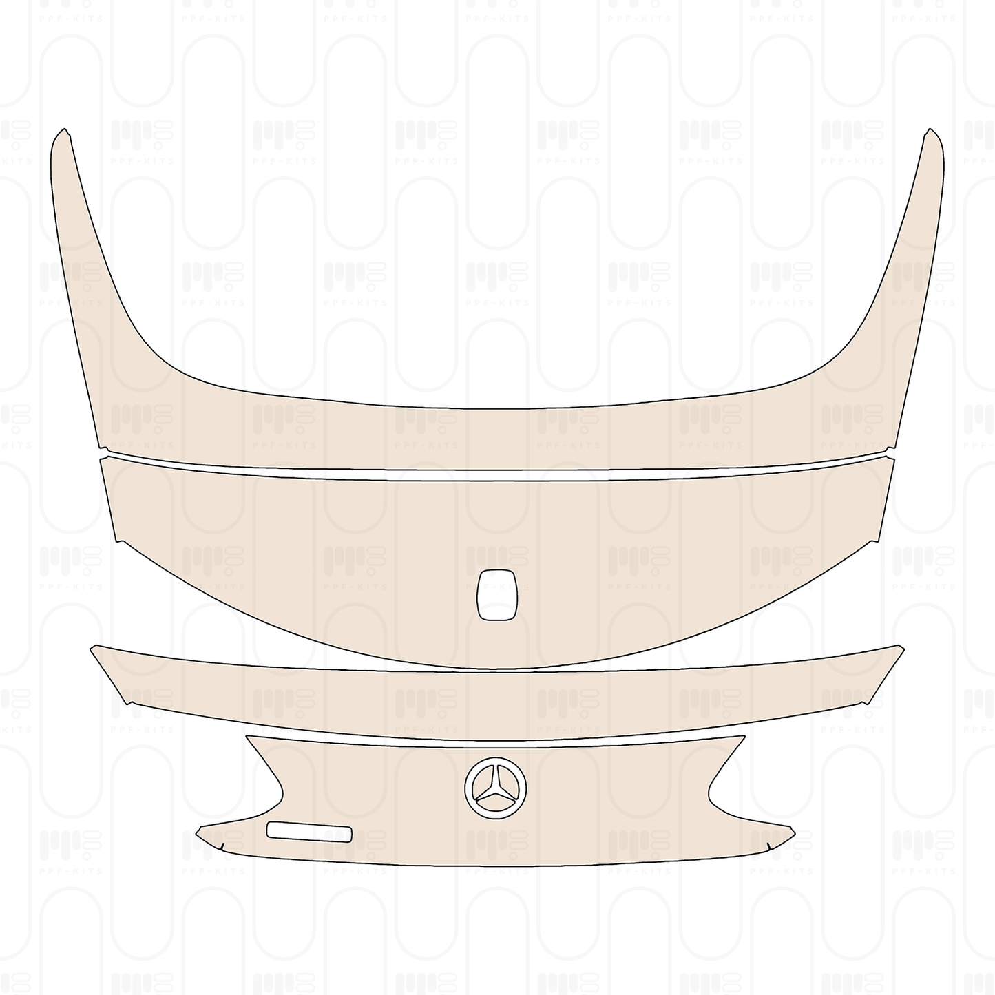 Pre-Cut PPF Mercedes-Benz C Class Cabriolet Base 2022