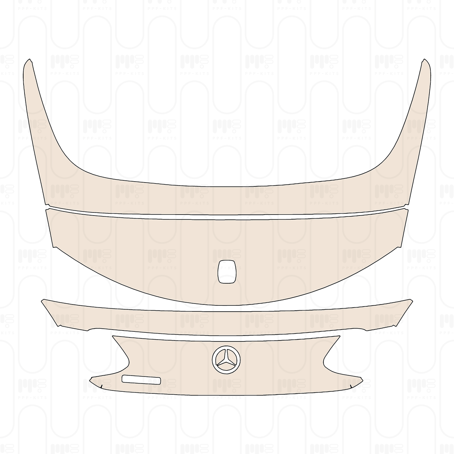 Pre-Cut PPF Mercedes-Benz C Class Cabriolet Base 2022