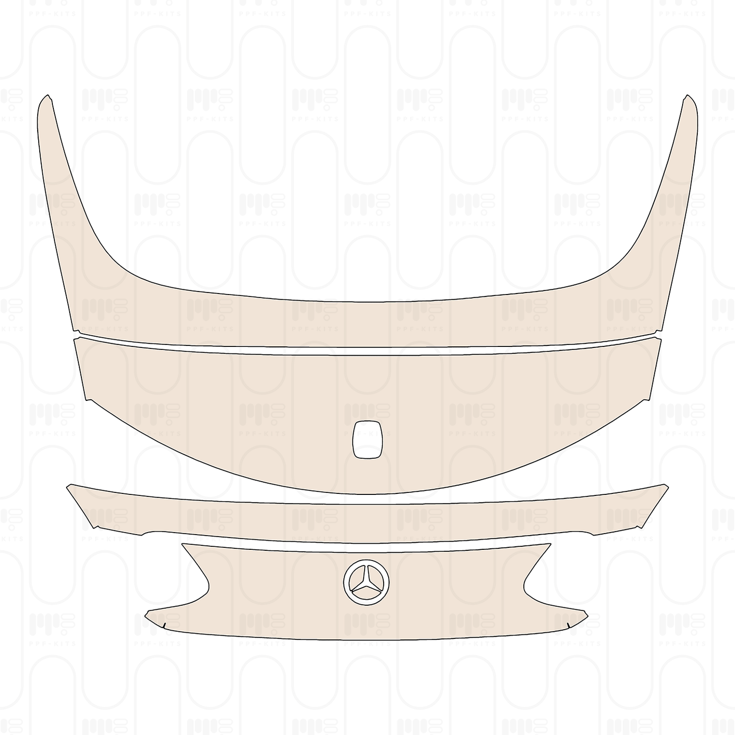 Pre-Cut PPF Mercedes-Benz C Class Cabriolet AMG C63 2022