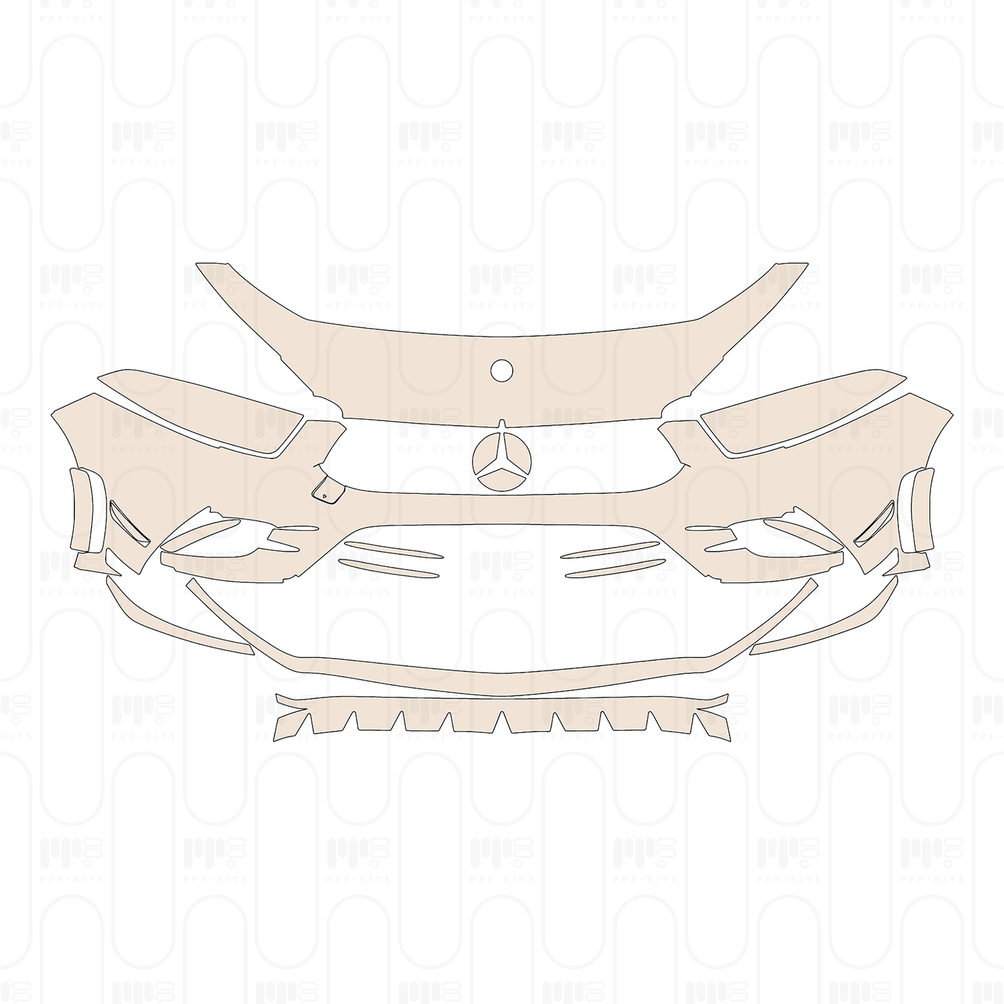 Pre-Cut PPF Mercedes-Benz A Class Hatchback AMG A 35 2022