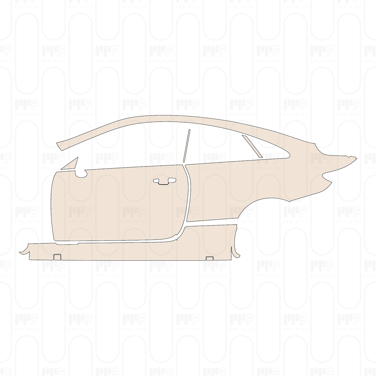 Pre-Cut PPF Mercedes-Benz E Class Coupe Base 2022