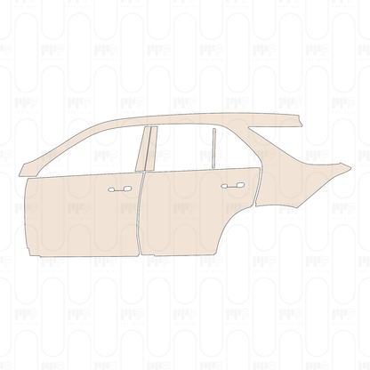 Pre-Cut PPF Mercedes-Benz GLE SUV Base 2022
