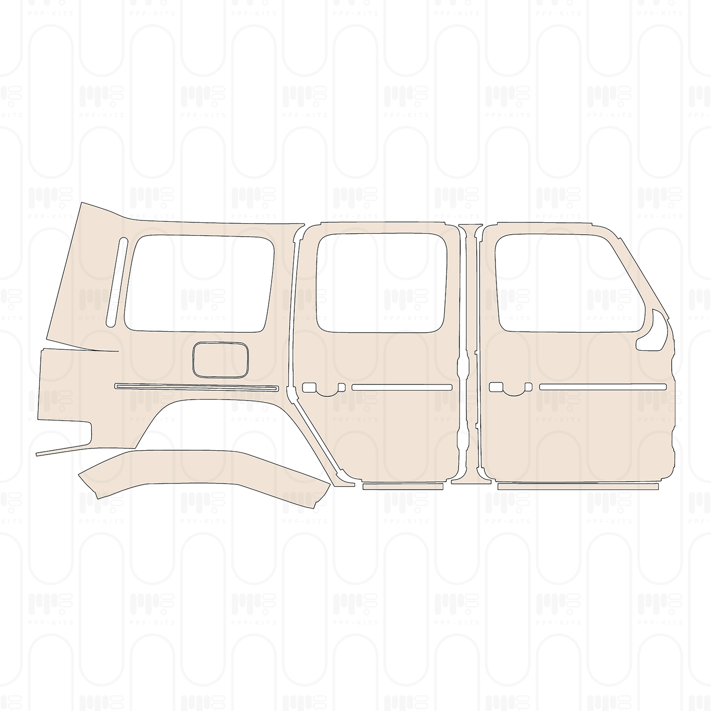 Pre-Cut PPF Mercedes-Benz G Class G350 2022