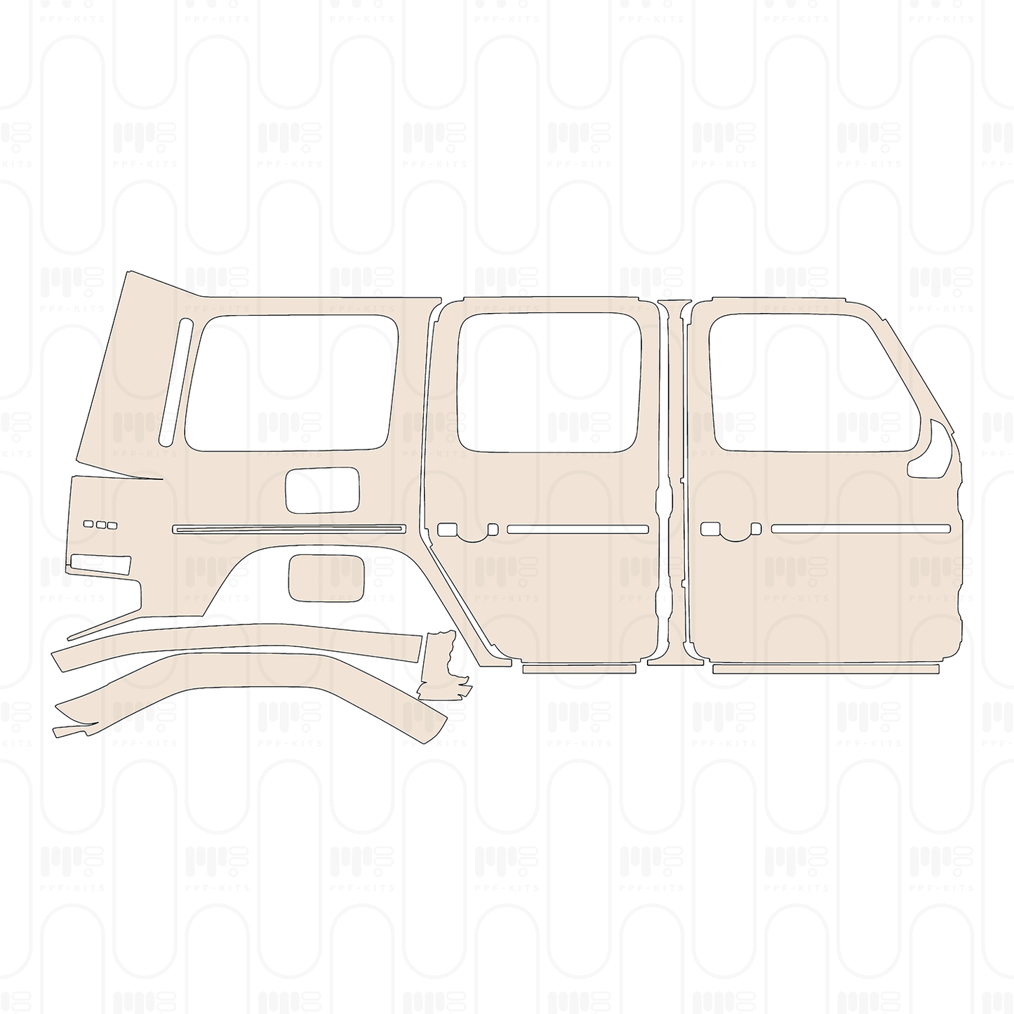 Pre-Cut PPF Mercedes-Benz G Class AMG G63 4x4 2023