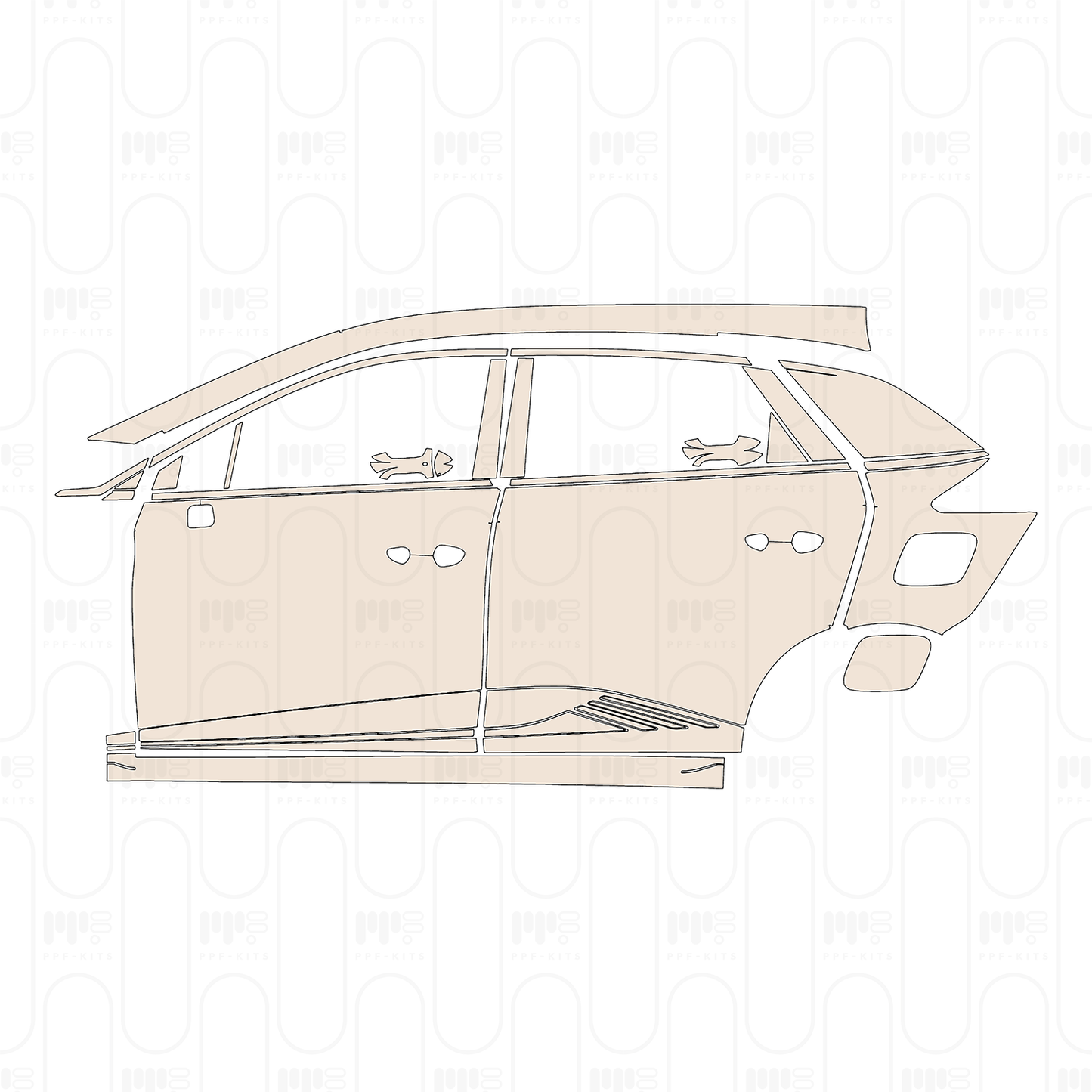 Pre-Cut PPF MG MG4 Electric 2023
