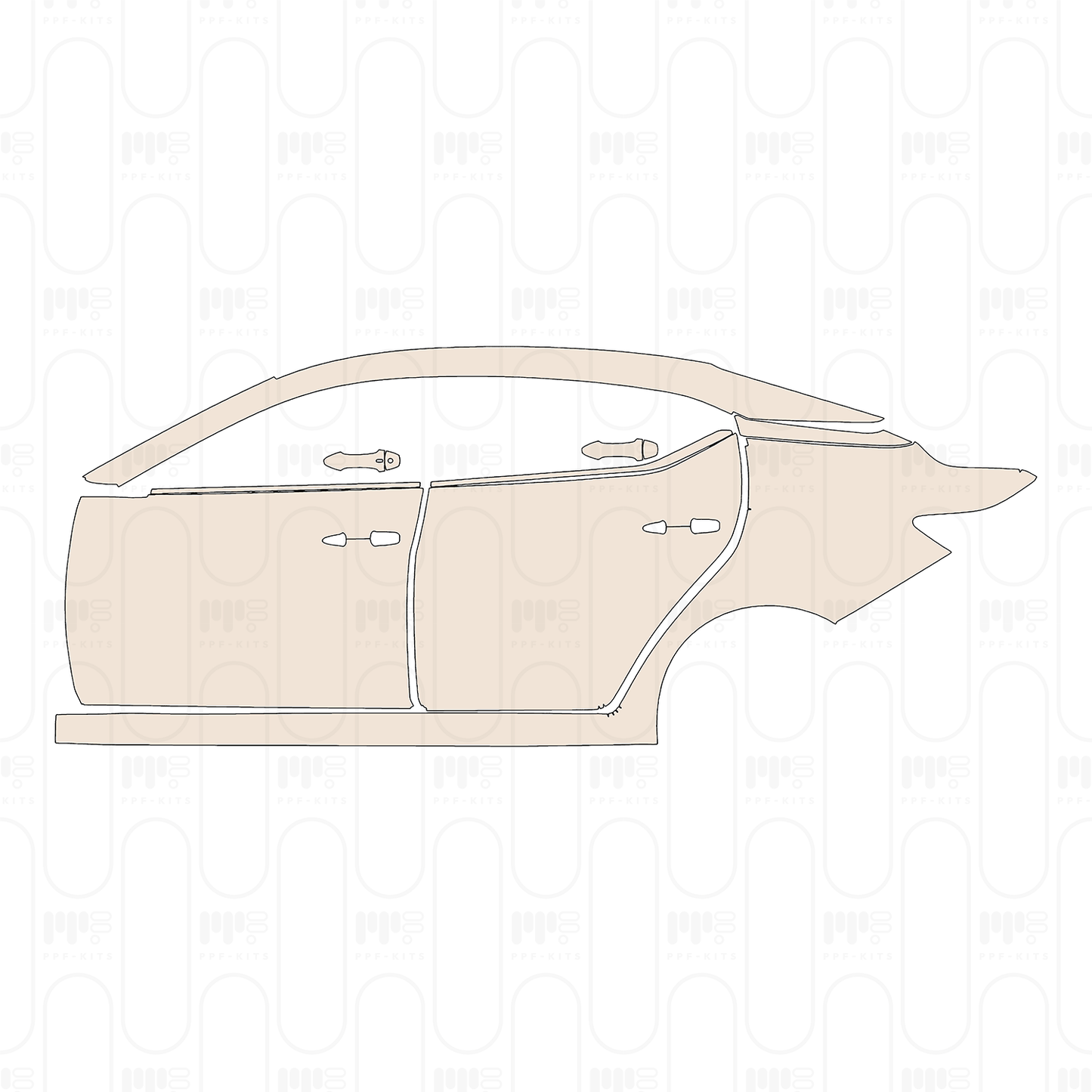 Pre-Cut PPF Nissan Sentra (US) S 2022
