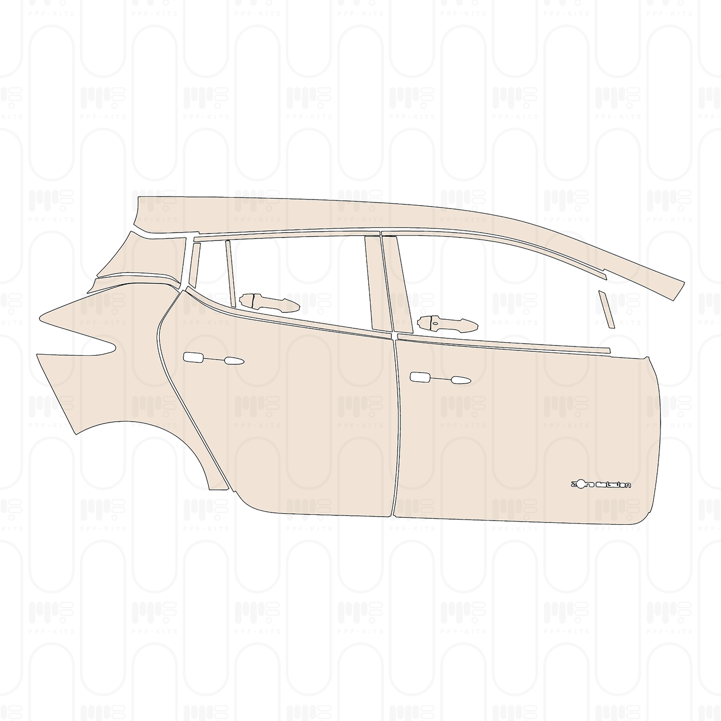 Pre-Cut PPF Nissan Leaf (US) S 2022