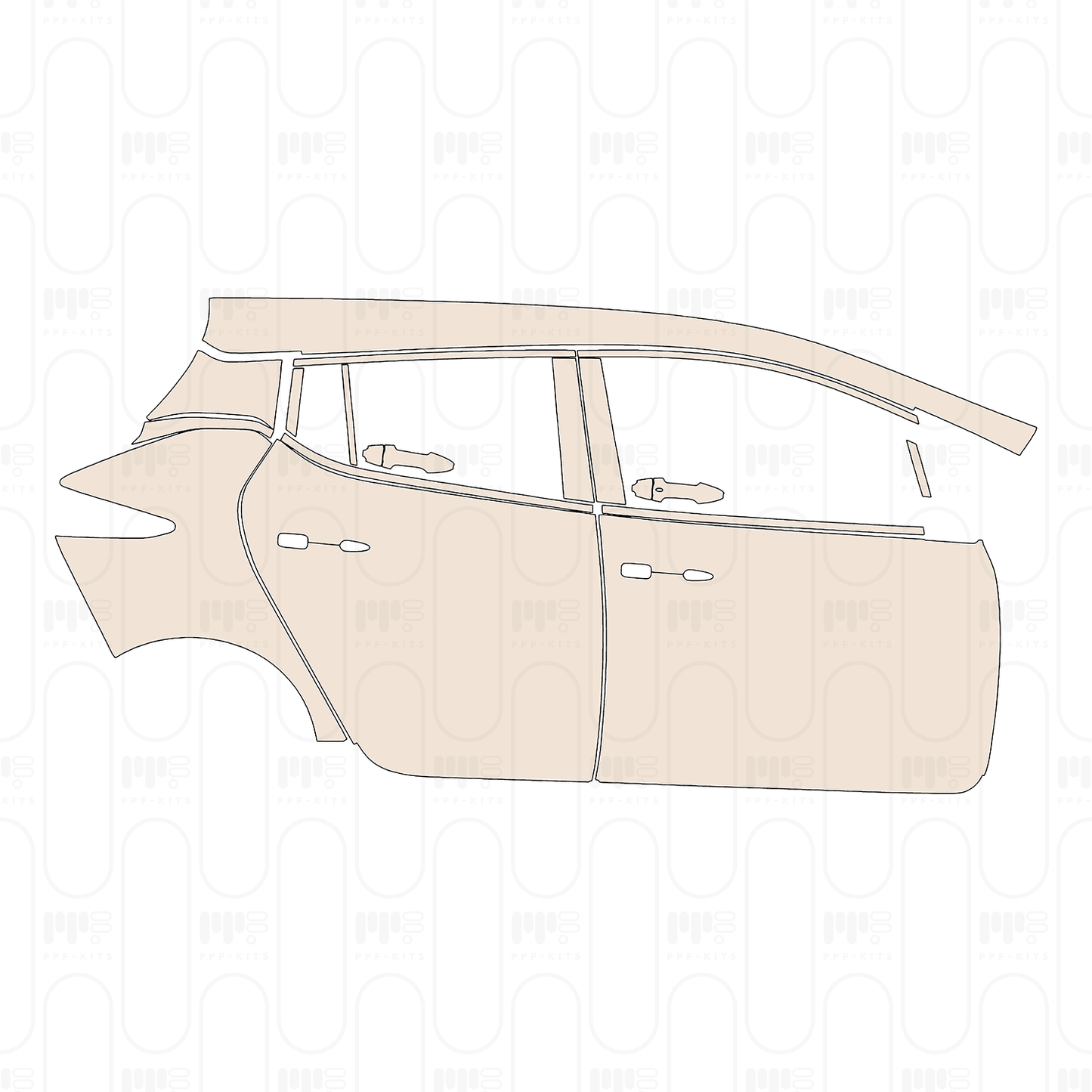 Pre-Cut PPF Nissan Leaf (US) S 2022
