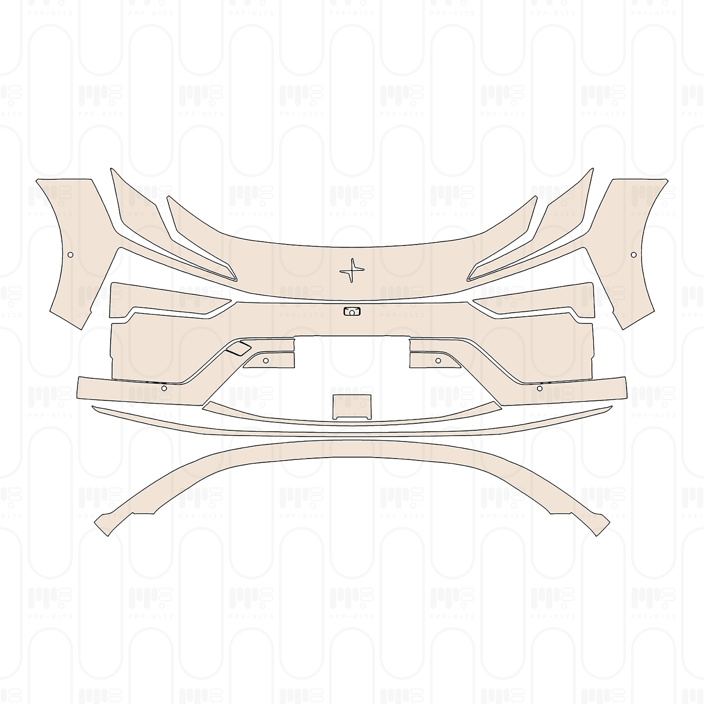 Pre-Cut PPF Polestar 4 2023