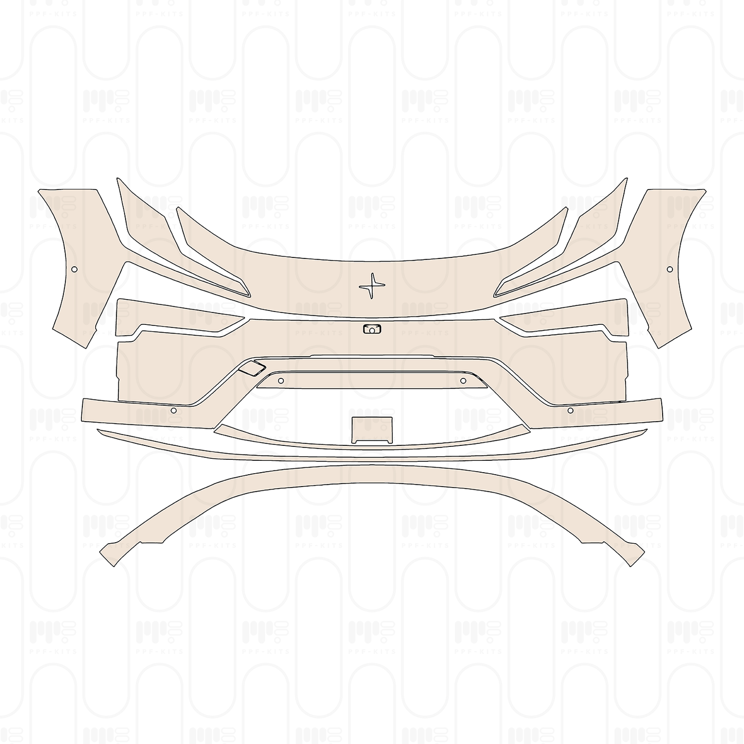 Pre-Cut PPF Polestar 4 2023
