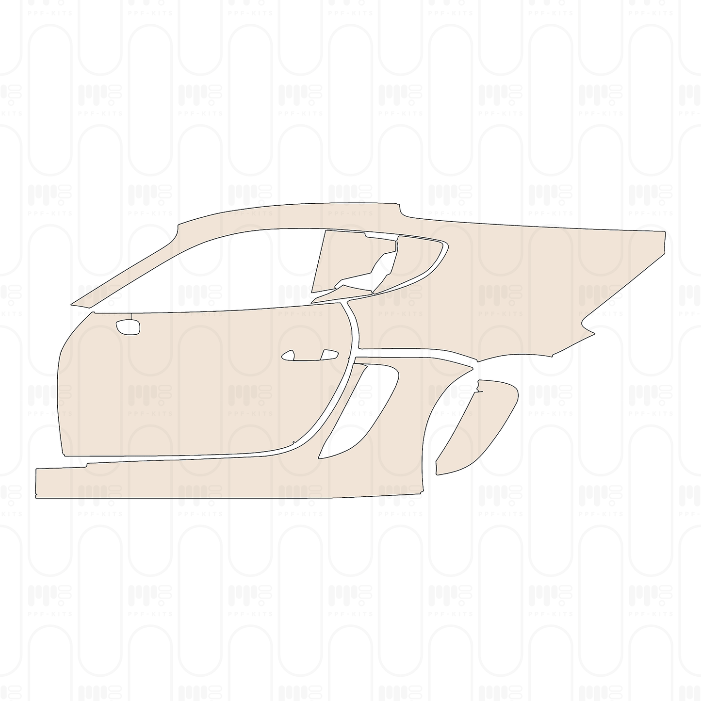 Pre-Cut PPF Porsche 718 Cayman GT4RS 2023