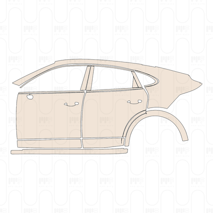 Pre-Cut PPF Porsche Cayenne Coupe Cayenne Coupe 2019